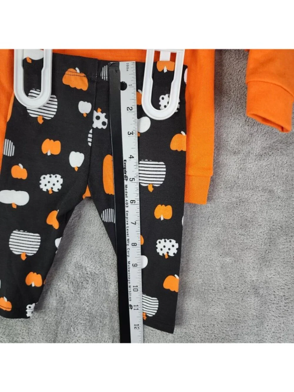Baby Girl Cat & Jack Little Pumpkin Sweatshirt & Legging Set Halloween 0-3M